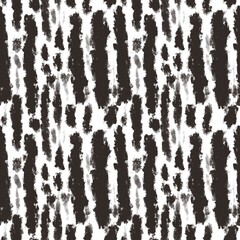 Seamless abstract geometric pattern. Simple background black and white texture. Digital brush strokes background. Designed for textile fabrics, wrapping paper, background, wallpaper, cover.