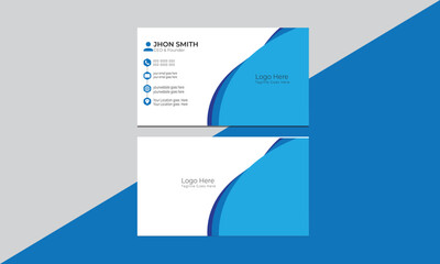 Minimal business card template