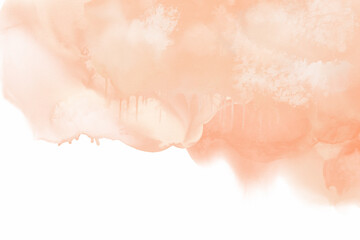 Obraz na płótnie Canvas Peach fuzz color backdrop, abstract orange background, wallpaper