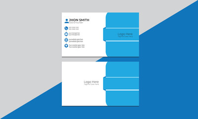 Unique business card template