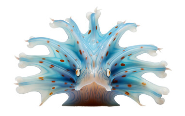 Nudibranch isolated on a transparent background.