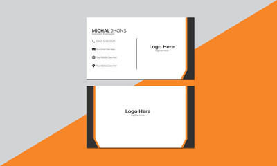 Corporate business card template