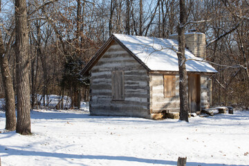Log Cabin in Iowa