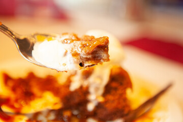 Sticky toffee pudding
