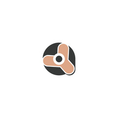 AY, YA, A and Y Abstract initial monogram letter alphabet logo design