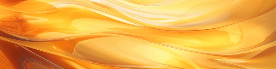 Immerse in liquid sunshine with warm hues of amber and topaz, swirling in a dynamic 3D display against a radiant abstract background.