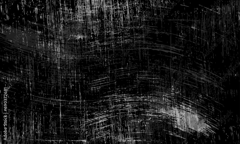 Poster dark abstract vector scratched background