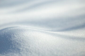 White wave made by snow background