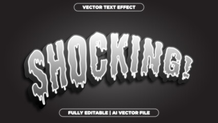 Vintage Horror Movie Text Effect | AI Vector File