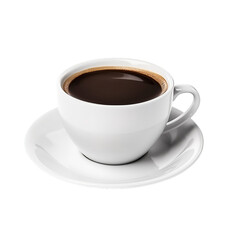Obraz premium Coffee cup isolated on white background