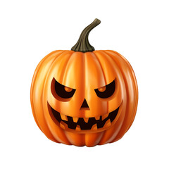 Fototapeta premium Halloween pumpkin isolated on transparent