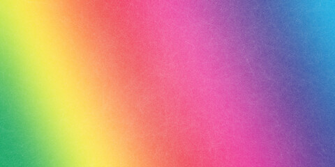 Colorful pink, yellow and turquoise gradient noisy grain background texture