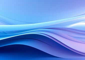 an abstract design in blue and orange colors with smooth curves