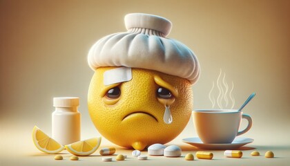 lemon character is sick