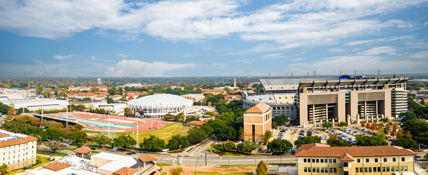 Louisiana State University Tiger Stadium and Pete Maravich Assembly Center