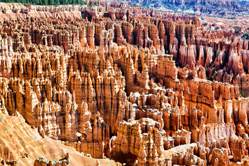 Inspiration Point Lookout in the Bryce Canyon National Park. Utah USA - obrazy, fototapety, plakaty