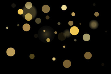 Gold glitter confetti, great design for any purpose. Party decor.