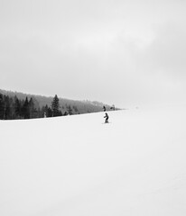 Skiing through the Kolašin mountain