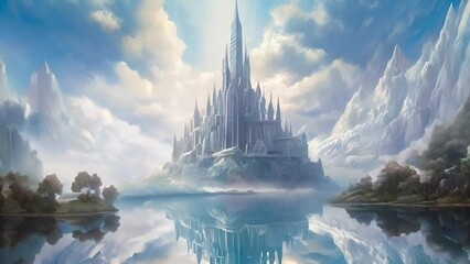 神秘的な白い城,Generative AI 