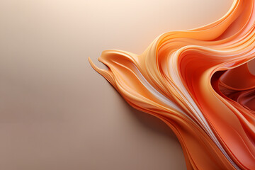 Modern abstract 3d peach color background texture design for wallpaper banner poster or header