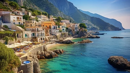 Papier Peint photo autocollant Europe méditerranéenne Mediterranean sea coast tourism