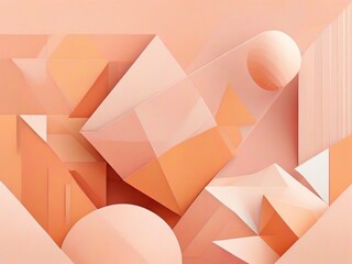abstract background in Peach Fuzz colors