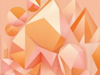 abstract background in Peach Fuzz colors