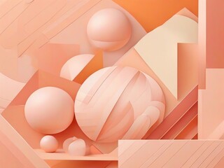 abstract background in Peach Fuzz colors