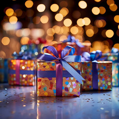 Christmas Wonder: Enchanting Lights and Presents
