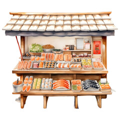 Sushi shop,Japanese food, shop stand alone