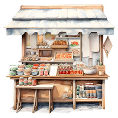 Sushi shop,Japanese food, shop stand alone