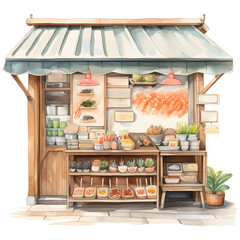 Sushi shop,Japanese food, shop stand alone