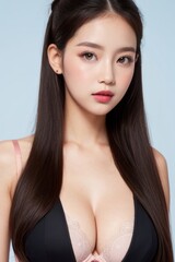 Obraz premium A beautiful young asian woman