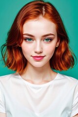 Naklejka premium beautiful woman lifestyle luxury glamor model. Beauty skin care concept.