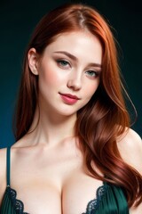 Fototapeta premium beautiful woman lifestyle luxury glamor model. Beauty skin care concept.