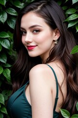 Fototapeta premium beautiful woman lifestyle luxury glamor model. Beauty skin care concept.