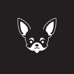 Chihuahua in cartoon, doodle style. Isolated 2d vector illustration in logo, icon, sketch style, Eps 10, black and white. AI Generative