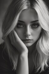 Fototapeta premium beautiful woman lifestyle luxury glamor model. beauty concept.