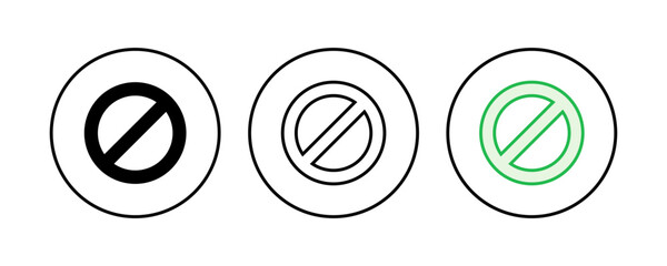 Stop icon set. stop road sign. hand stop icon vector