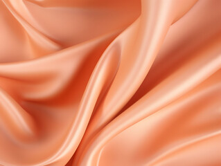 Peach Fuzz silk background. Clean peach tone with a vintage vibe. Warmth and modern elegance.