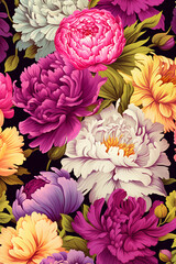 garden flowers plant pattern for wallpapers