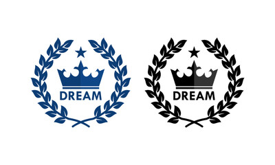 Dream design logo template illustration
