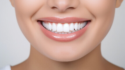 Obraz premium close up of a person with a smile