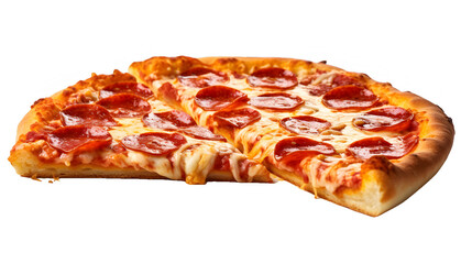 Italian Delight: Delicious Pizza on a Transparent Background