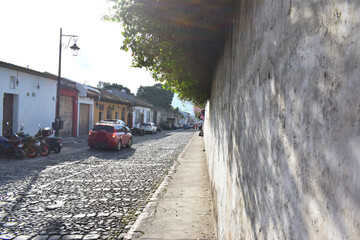Cayendo la tarde en Antigua Guatemala. 