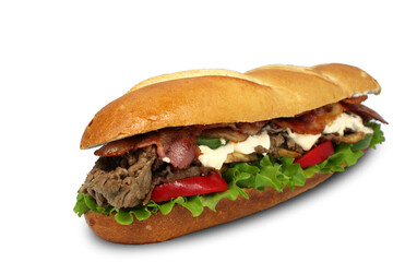 BACON 3 CHEESE STEAK