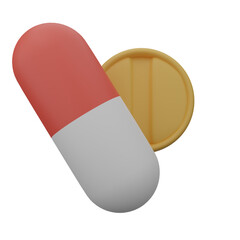 Tablets first aid icon for medical purposes with simple concepts