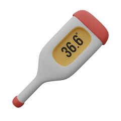 Digital Thermometer first aid icon for medical purposes with simple concepts