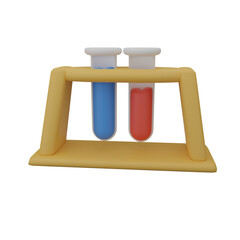 Test Tube Stand first aid icon for medical purposes with simple concepts