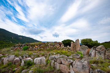 Fototapeta na wymiar Osono Giants Tomb - Sardinia - Italy